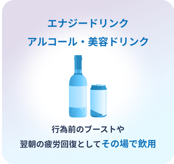ドリンクの設置イメージ